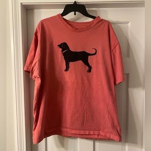 The black dog classic collection men’s T-shirt - salmon